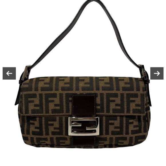 Brown Zucca Mamma Baguette Shoulder Bag - Picture 8 of 11